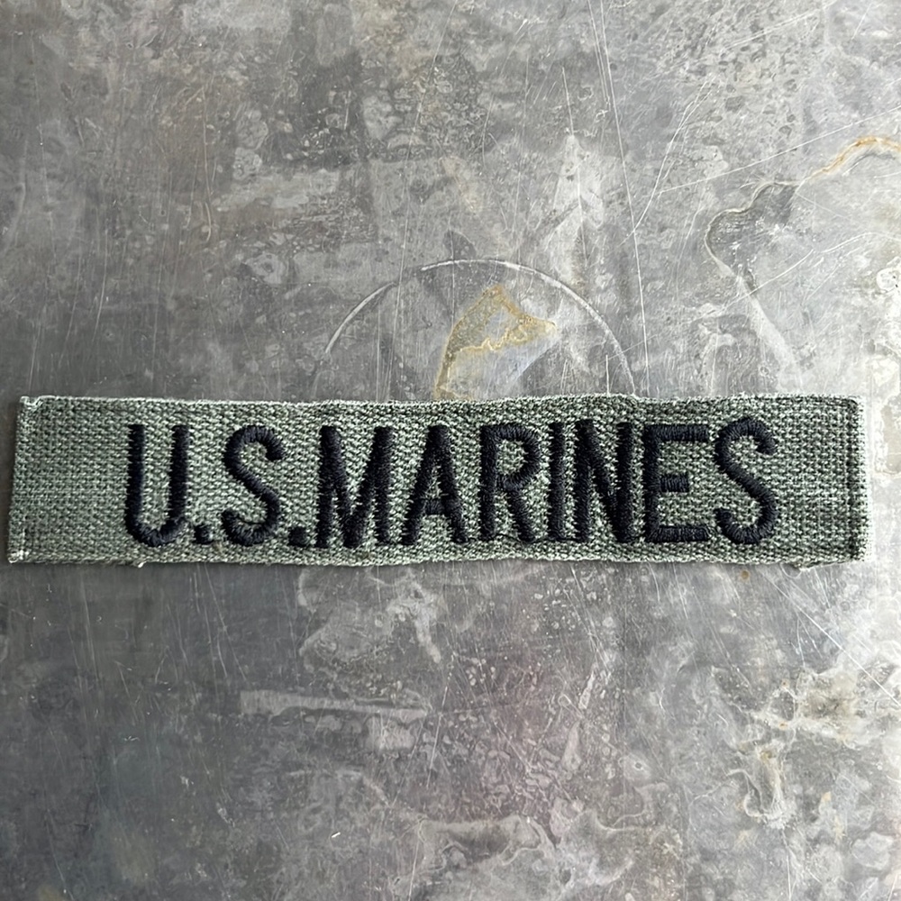 U.S. MARINES embroidered tape patch - Vintage